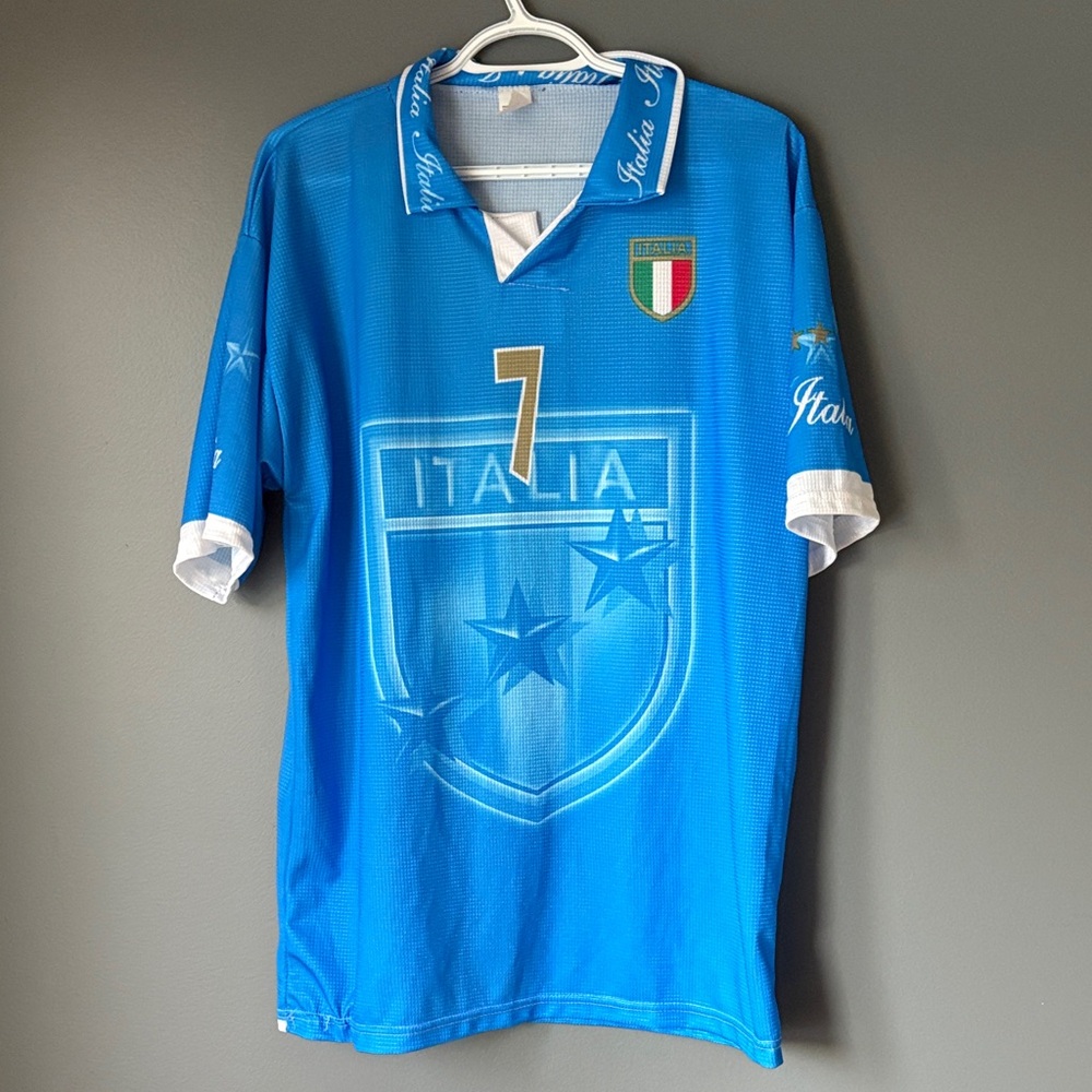 Italia Blue Soccer Jersey